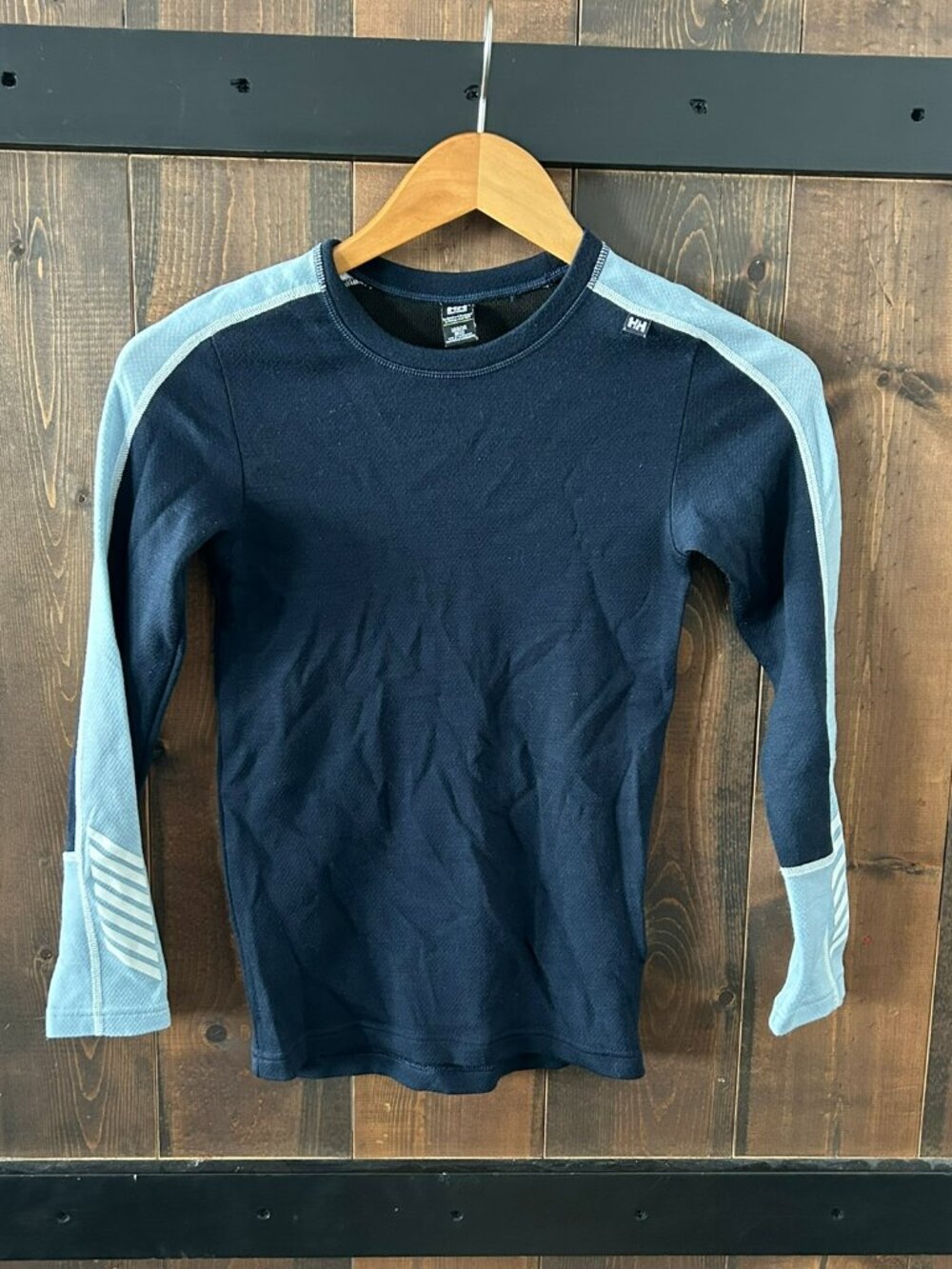 Helly Hansen 57% Merino Wool Base Layer Long Sleeve Youth Size 10 (140)